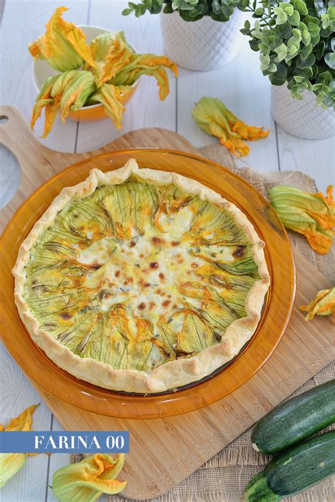 Torta Salata Fiori di Zucca e Scamorza