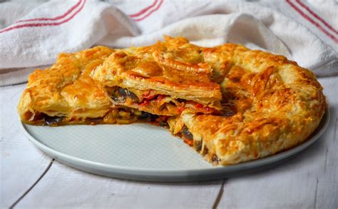 Torta Salata Melanzane, Salsiccia e Mozzarella