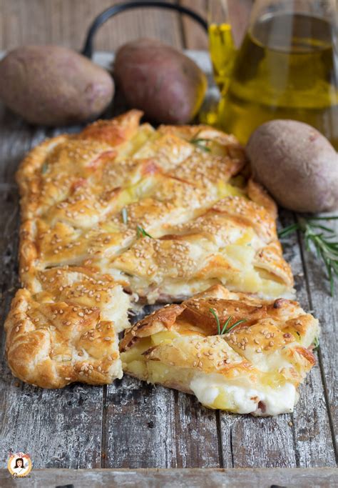 Torta Salata Patate e Mozzarella