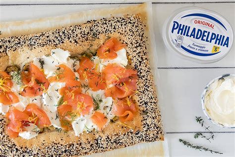 Torta Salata Philadelphia e Salmone