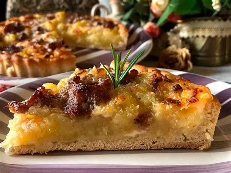 Torta Salata Porri, Salsiccia e Patate