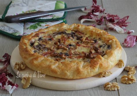 Torta Salata Radicchio e Gorgonzola
