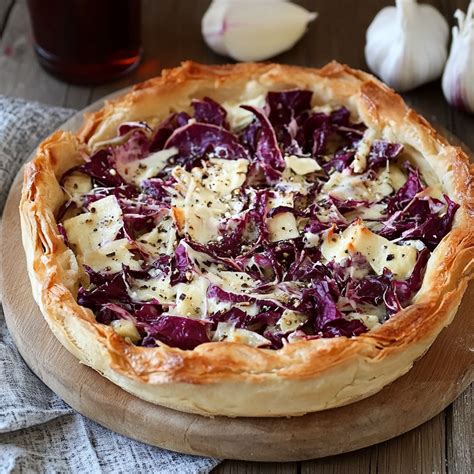 Torta Salata Radicchio e Noci