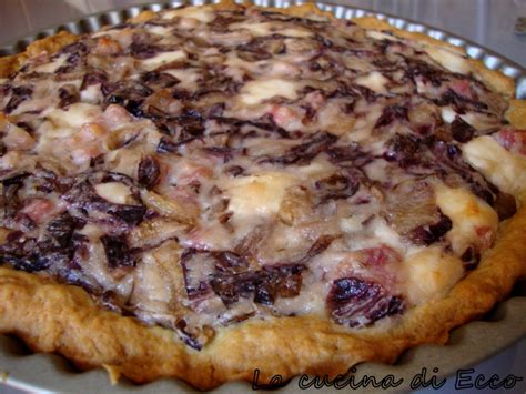Torta Salata Radicchio e Taleggio