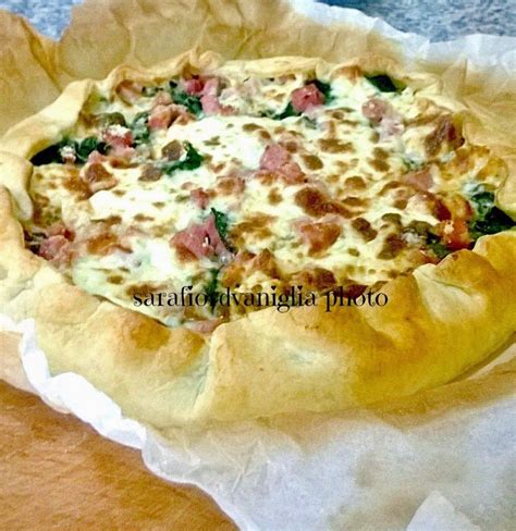 Torta Salata Spinaci e Prosciutto