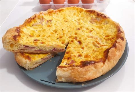 Torta Salata Uova e Pancetta