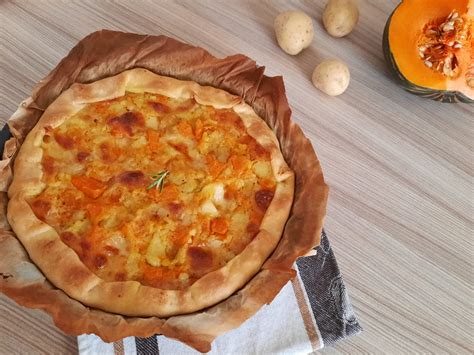 Torta Salata Vegana con Zucca
