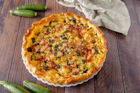 Torta Salata Zucchine e Tonno pronta