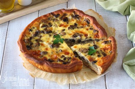 Torta Salata ai Funghi