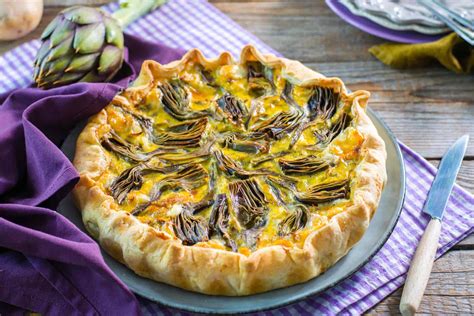 Torta Salata con Carciofi