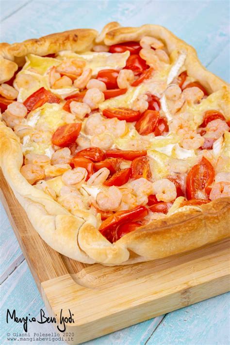 Torta Salata con Guacamole e Gamberetti