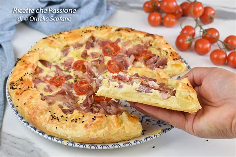 Torta Salata con Patate e Pancetta