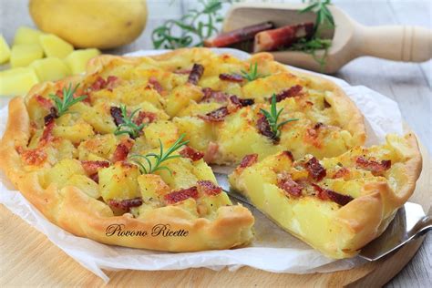 Torta Salata con Patate e Speck