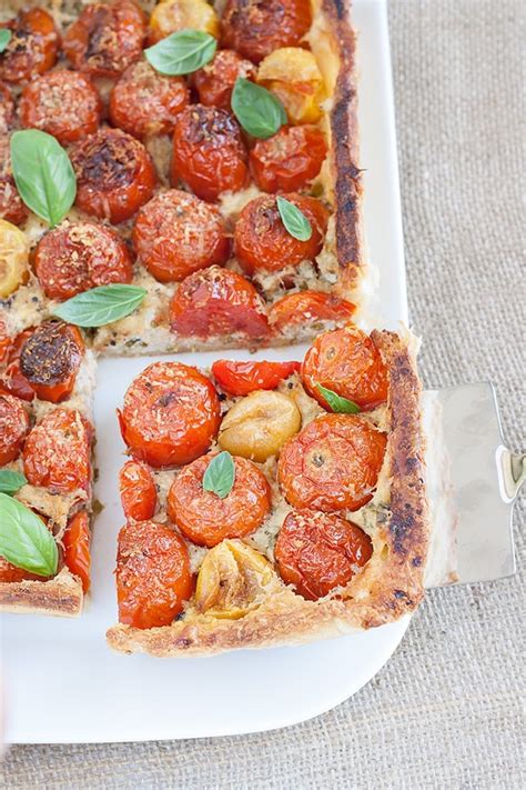 Torta Salata di Pomodori al Basilico