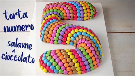 Torta Smarties Numero 8