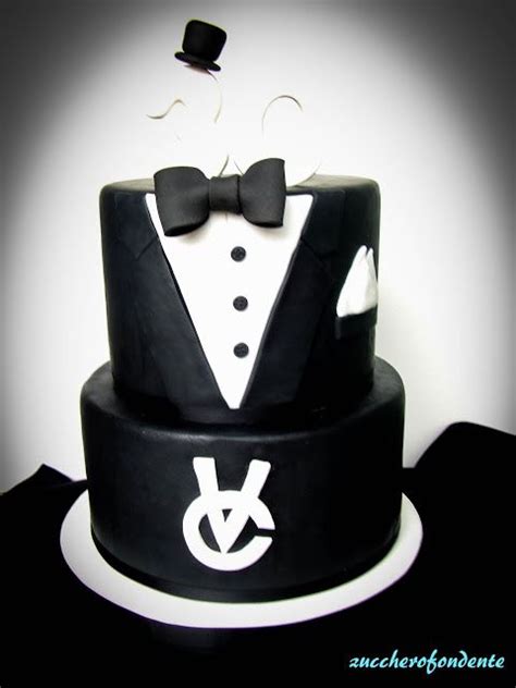 Torta Smoking Blu