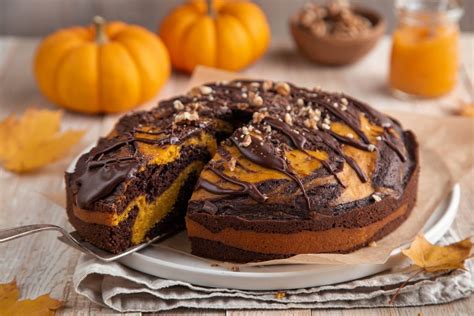 Torta Zucca e Cioccolato con Ganache