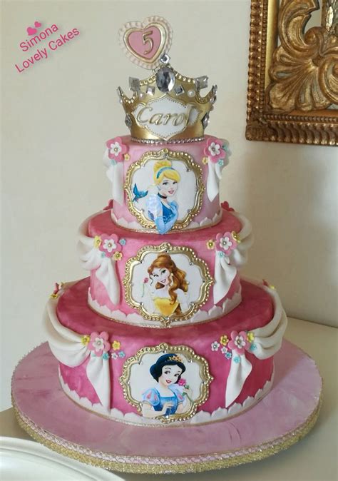 Torta a Tema Principesse Disney