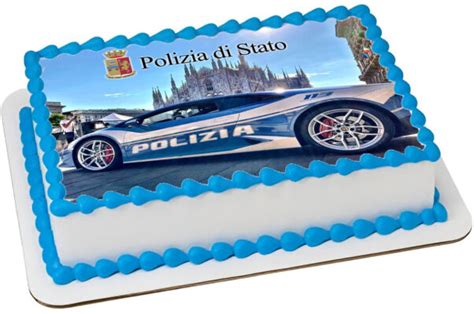 Torta a tema Polizia