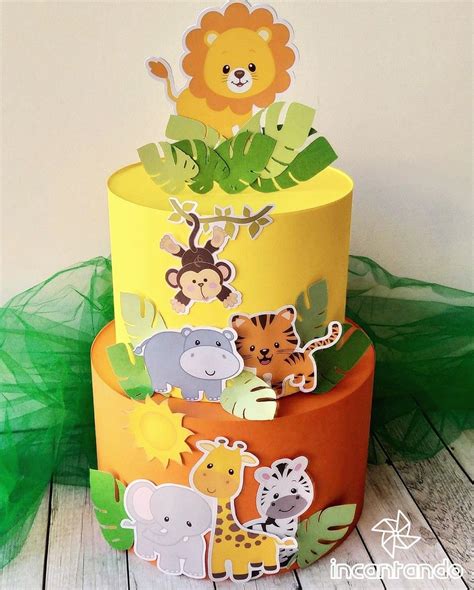 Torta a tema giungla