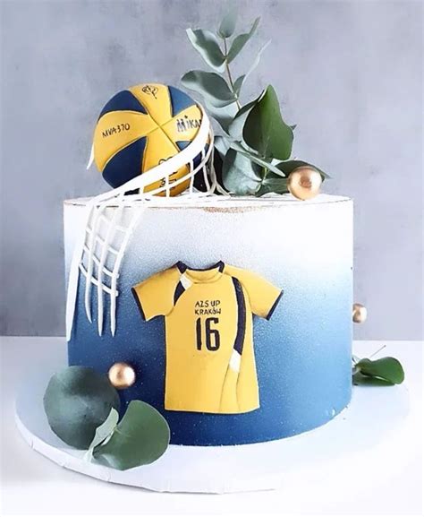 Torta a tema pallavolo