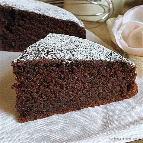 Torta al cacao senza uova