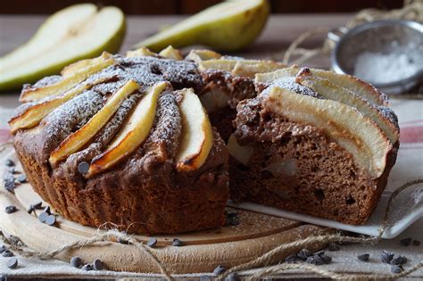 Torta al cioccolato con pere