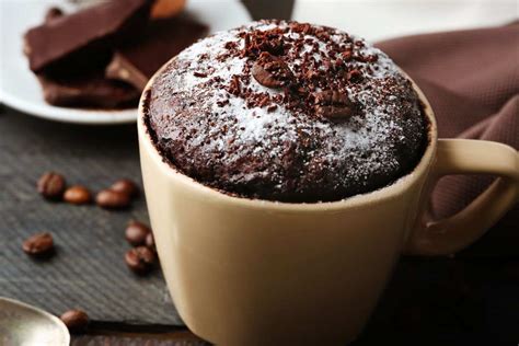 Torta al cioccolato in tazza