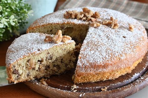 Torta alle Noci e Cremoso di Cioccolato
