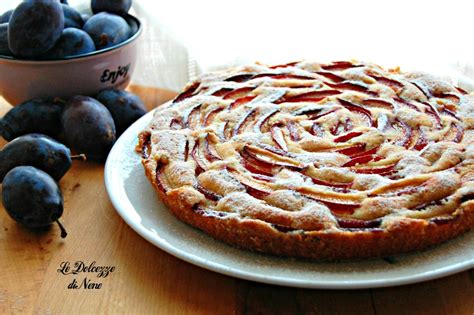 Torta alle Prugne Fresche