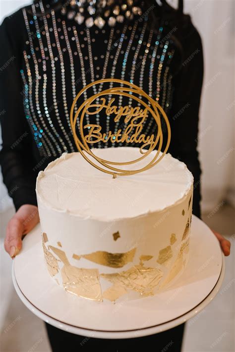Torta bianca e oro panna