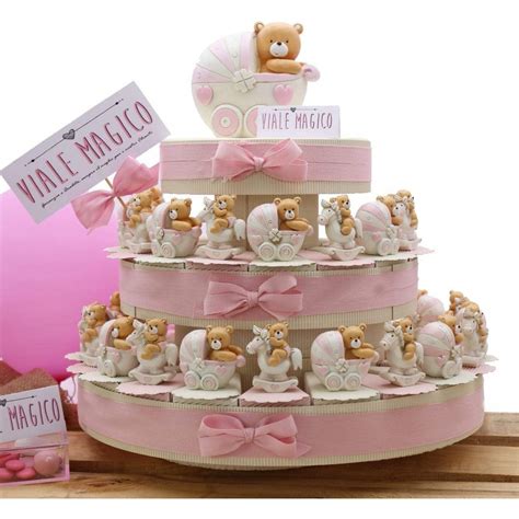 Torta bomboniera nascita orsetto