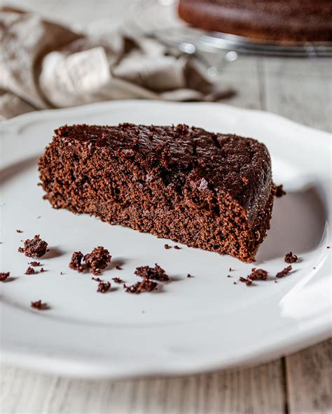 Torta budino vegana al cioccolato