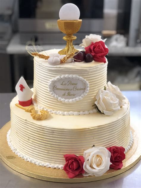 Torta comunione elegante