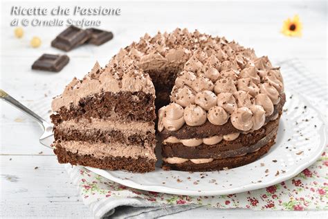 Torta con Crema al Mascarpone e Nutella Glassata