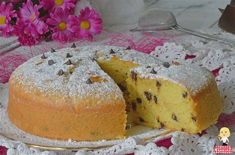 Torta con Gocce di Cioccolato Senza Burro