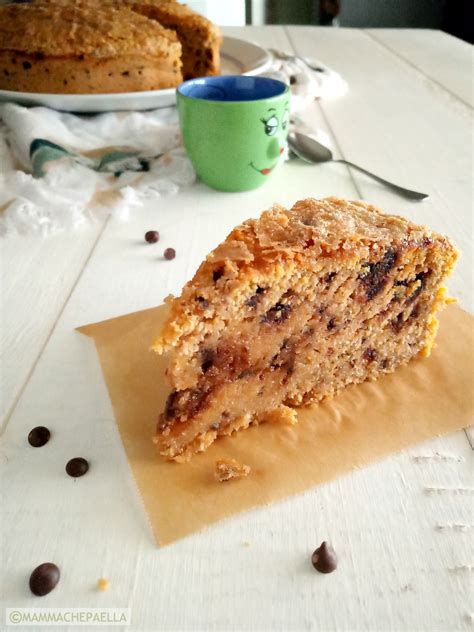 Torta con Patata Dolce Americana, Cocco e Gocce di Cioccolato