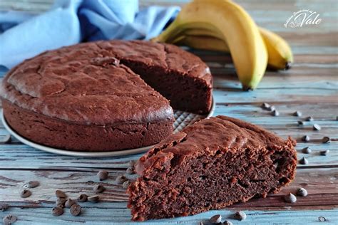 Torta con banana e cioccolato