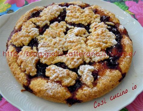 Torta con marmellata di ciliegie