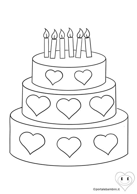 Torta da colorare