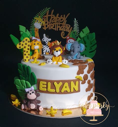 Torta decorata con animaletti