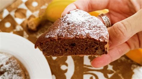 Torta di Banana e Cacao Senza Zucchero