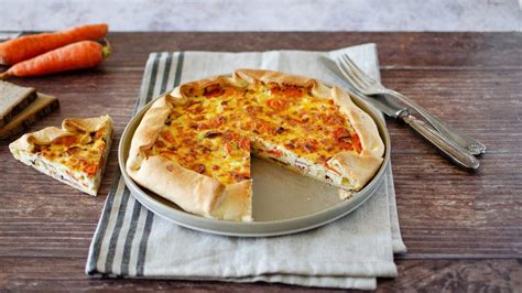 Torta di Carote Salata con Emmental Président