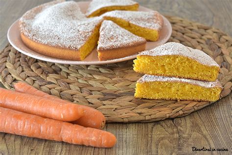 Torta di Carote e Yogurt Senza Zucchero