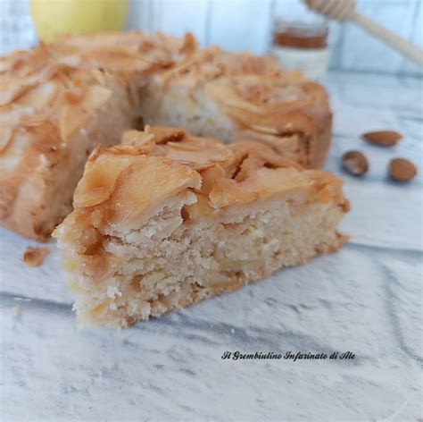 Torta di Mele al Latte di Mandorla