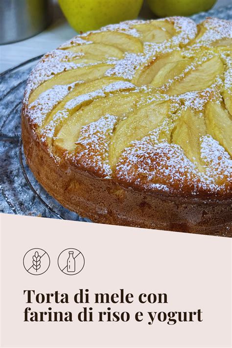 Torta di Mele con Farina di Riso e Yogurt