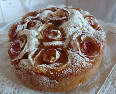 Torta di Mele con Roselline