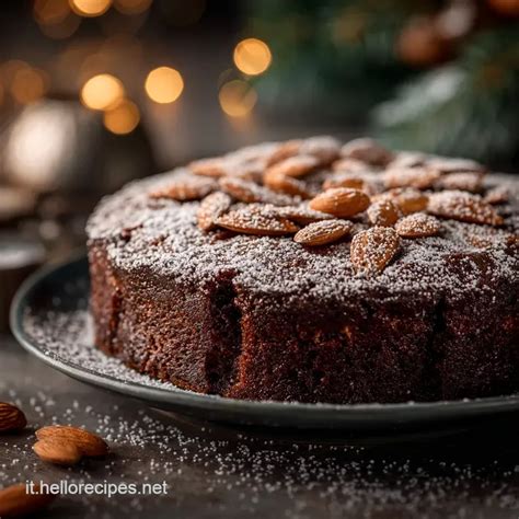Torta di Natale al Cioccolato e Mandorle