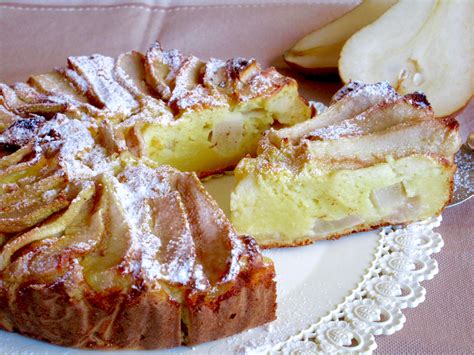 Torta di Ricotta e Pere