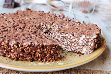 Torta di Riso Soffiato e Cioccolato